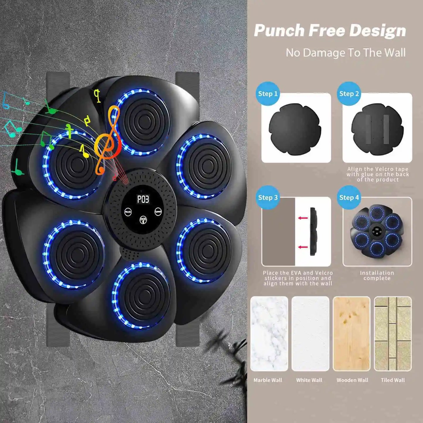 RhythmBox™ Smart Fitness Training Gloves™